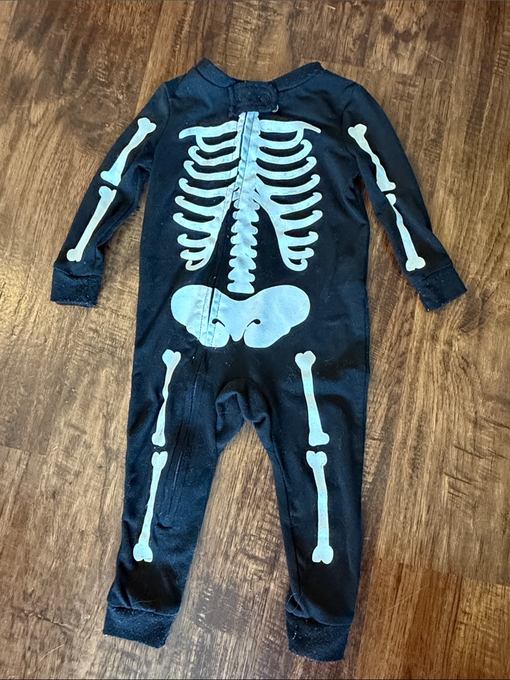 Black Skeleton Pajamas